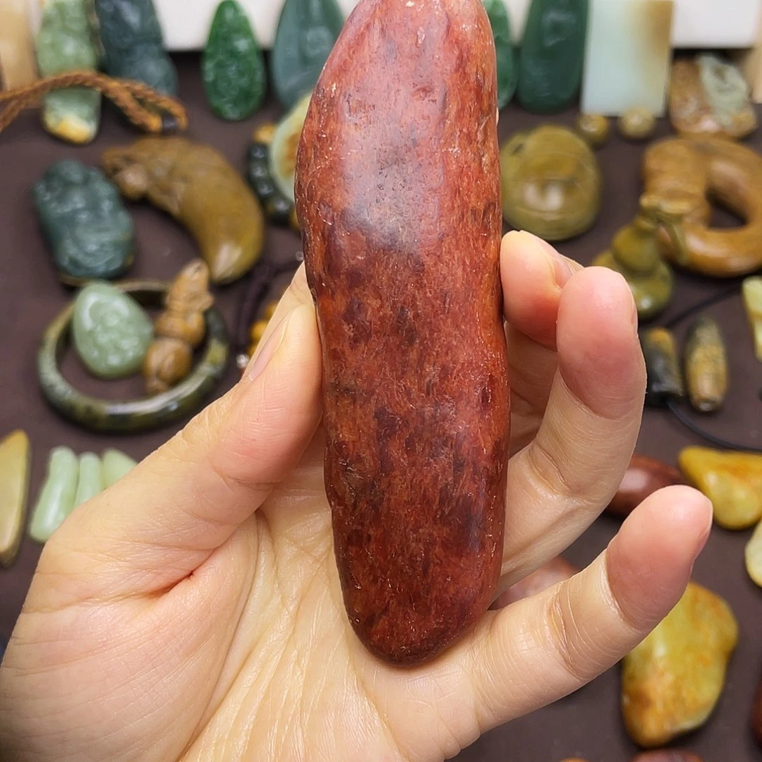 岫岩河磨玉（透闪石质玉）未镶嵌颈饰