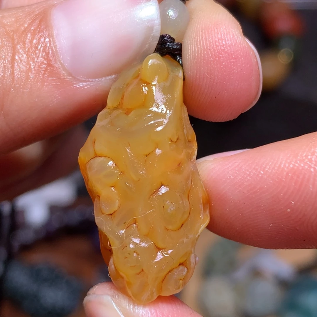 未镶嵌玛瑙/玉髓珠宝半成品