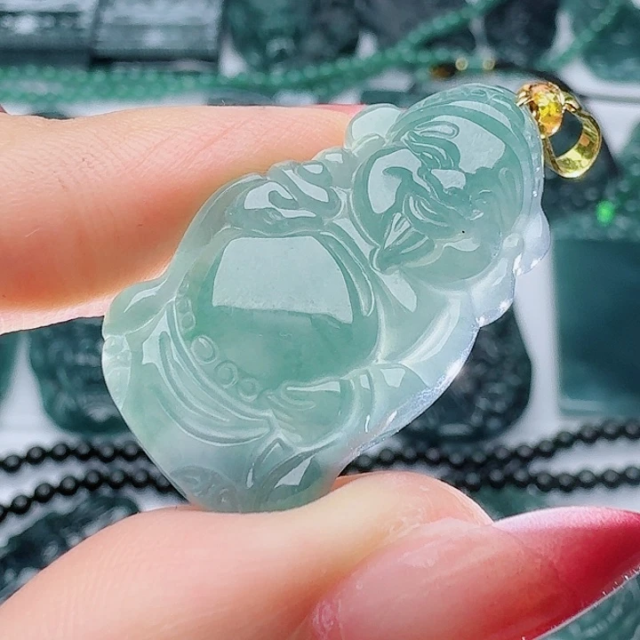 颈饰未镶嵌翡翠多样性发其一