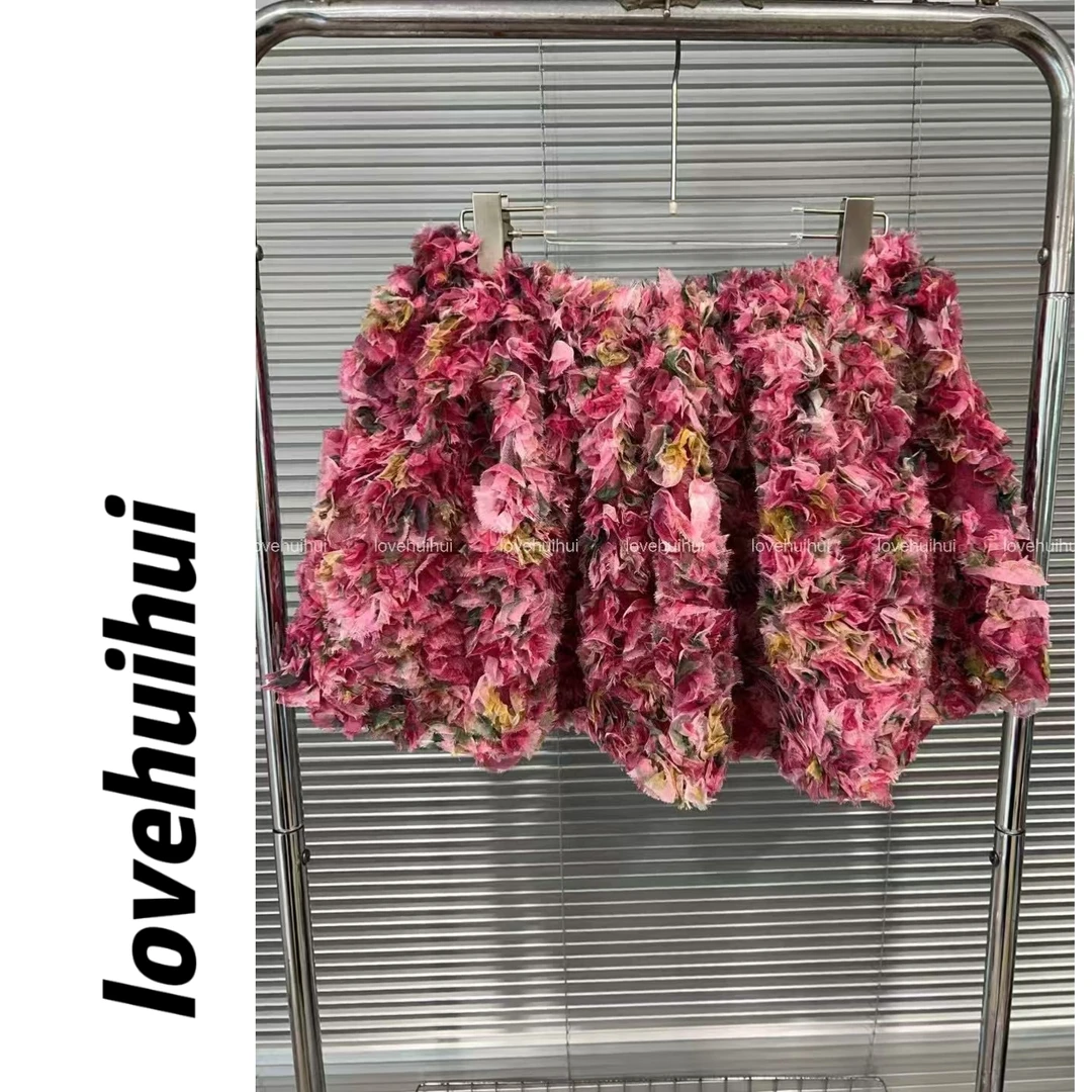 lovehuihui《高端局-绽放》红色花朵短裙