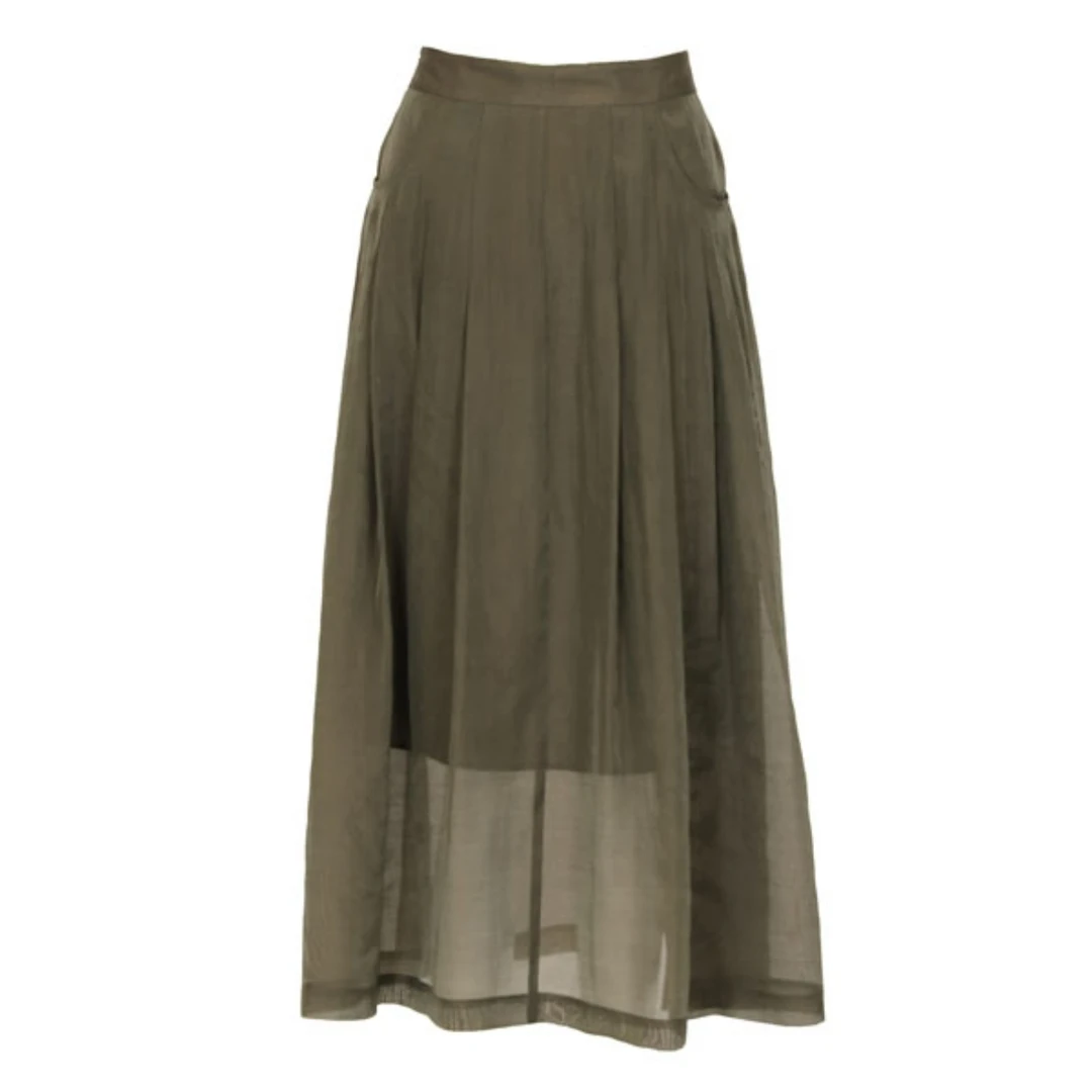 夏女装裙子84226常青藤绿