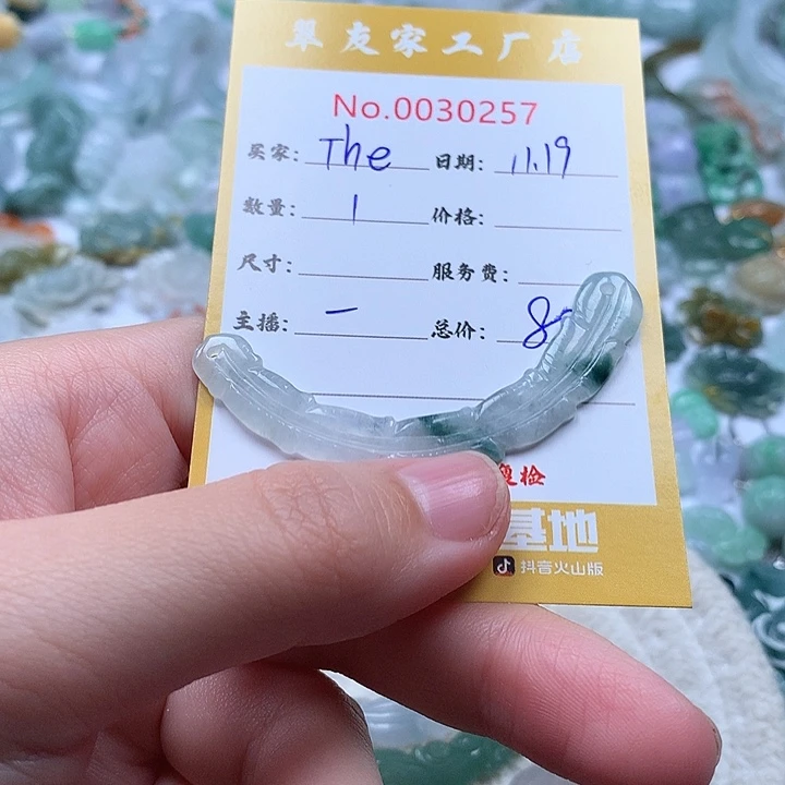 T****翡翠未镶嵌颈饰111