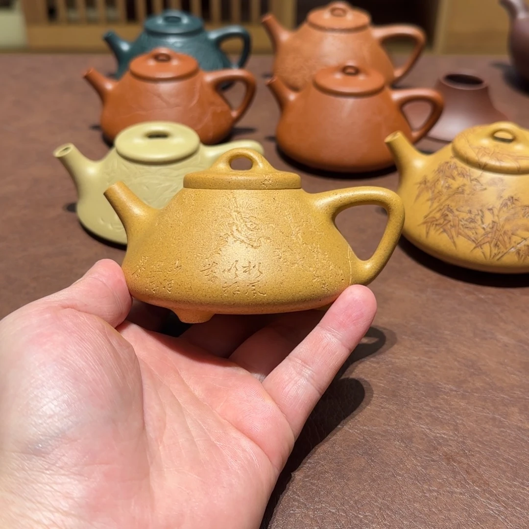 天***夜紫砂茶壶本山段子冶