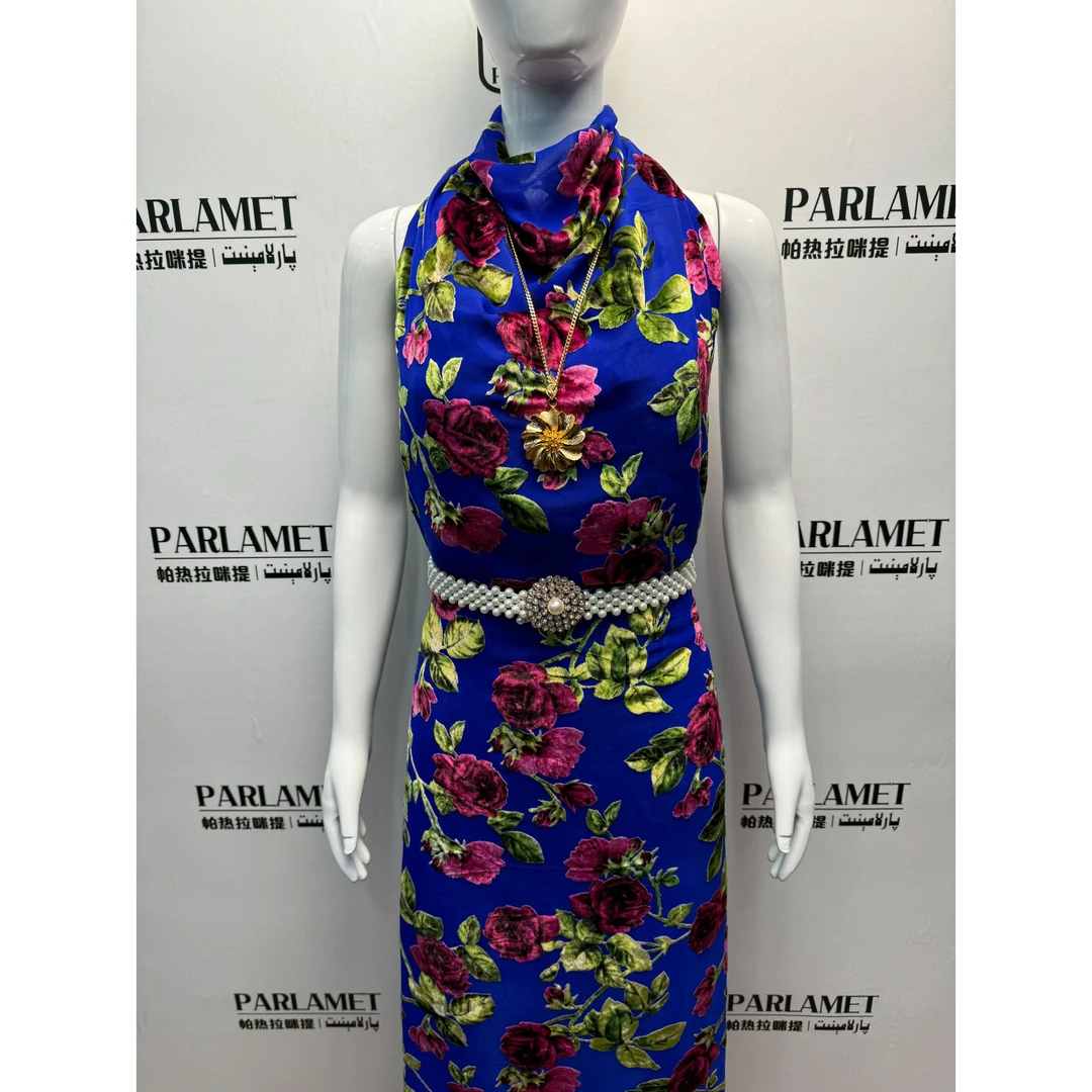 【PARLAMET】GX 最新款柔软舒适花型丝绒面料 سۇپەرى گۈل شىپڭ