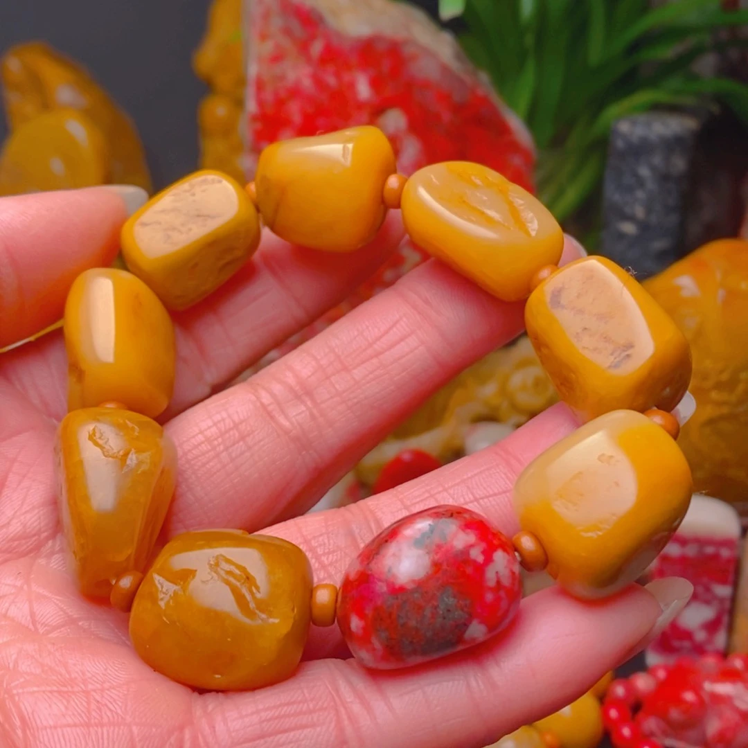 田黄石田黄石手串