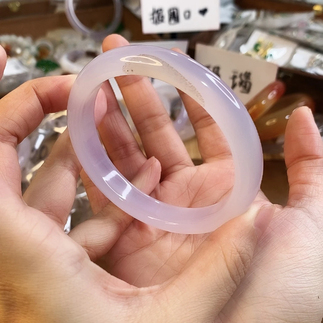 玛瑙/玉髓未镶嵌手镯A746。62.9圈