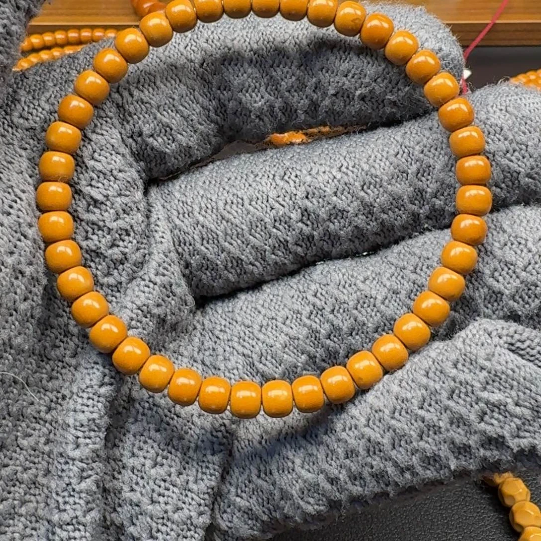 手串/手链橄榄核5.6老挝核尖单圈微白