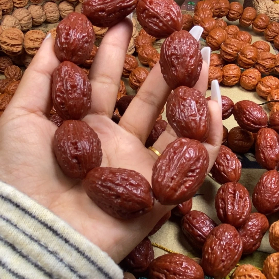 老***六吊坠文玩核桃无边大枣文玩核桃