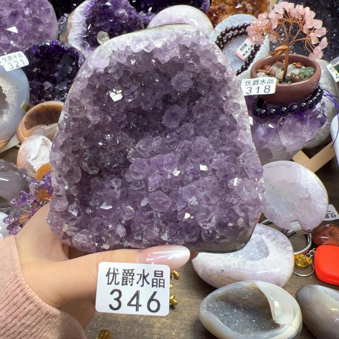 未镶嵌大型摆件（非配饰）紫晶346