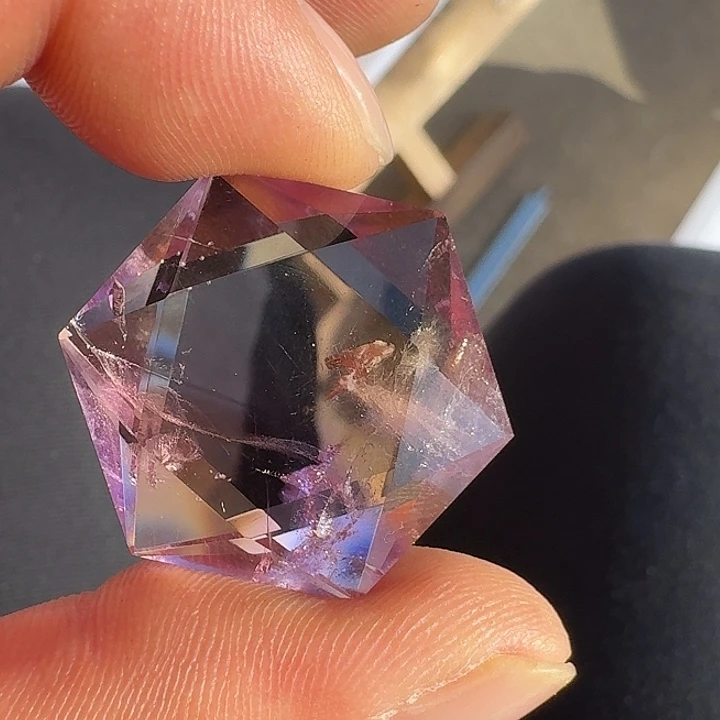 紫晶水晶小吊坠未镶嵌