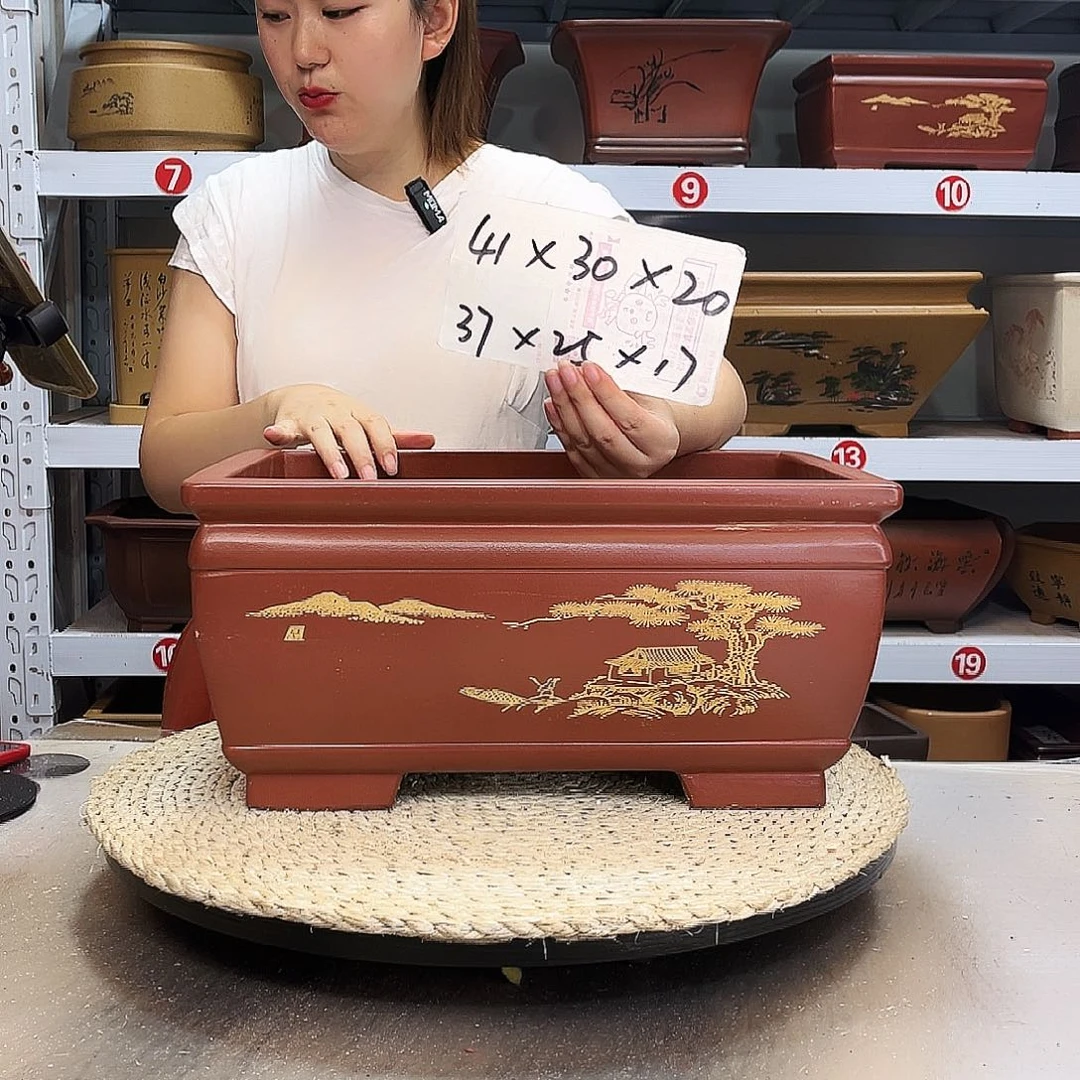 紫砂花盆紫砂花盆
