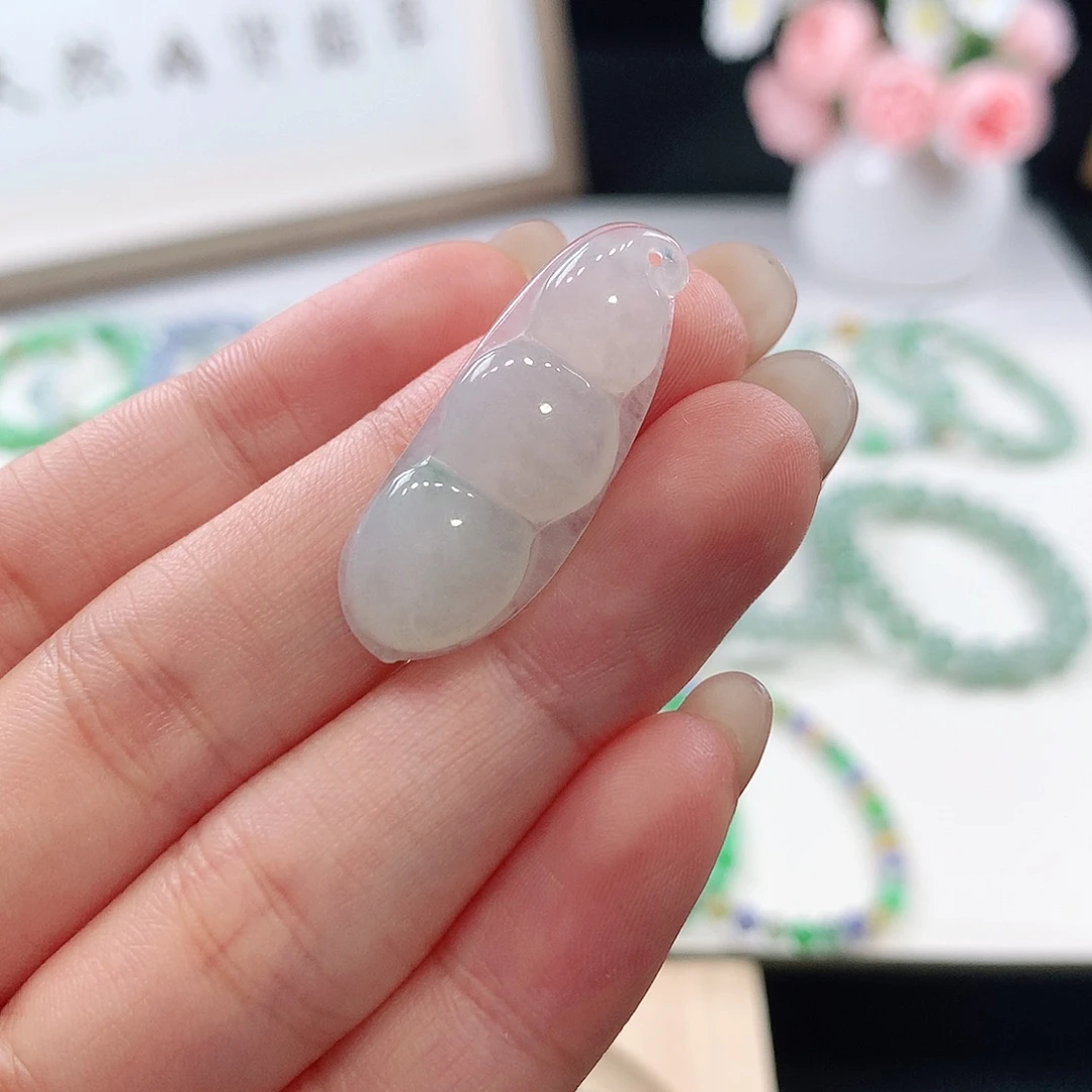 未镶嵌手链翡翠福豆