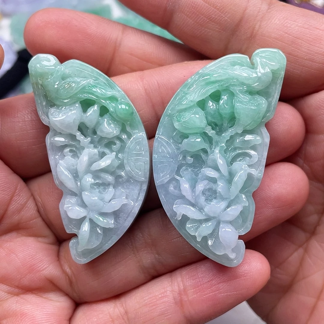 颈饰未镶嵌翡翠翡玉缘翡翠