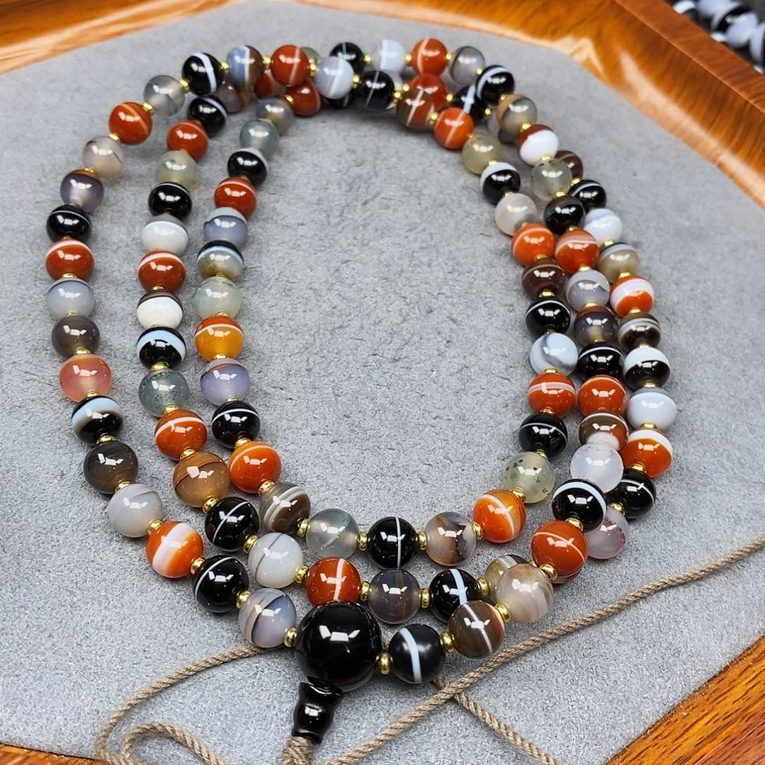 玛瑙/玉髓未镶嵌手链