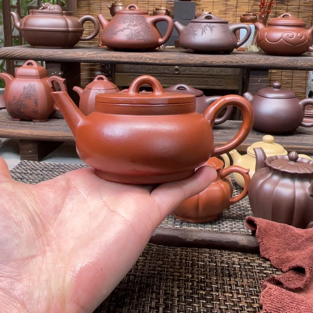 紫砂茶壶宜兴原矿紫砂手工制全120