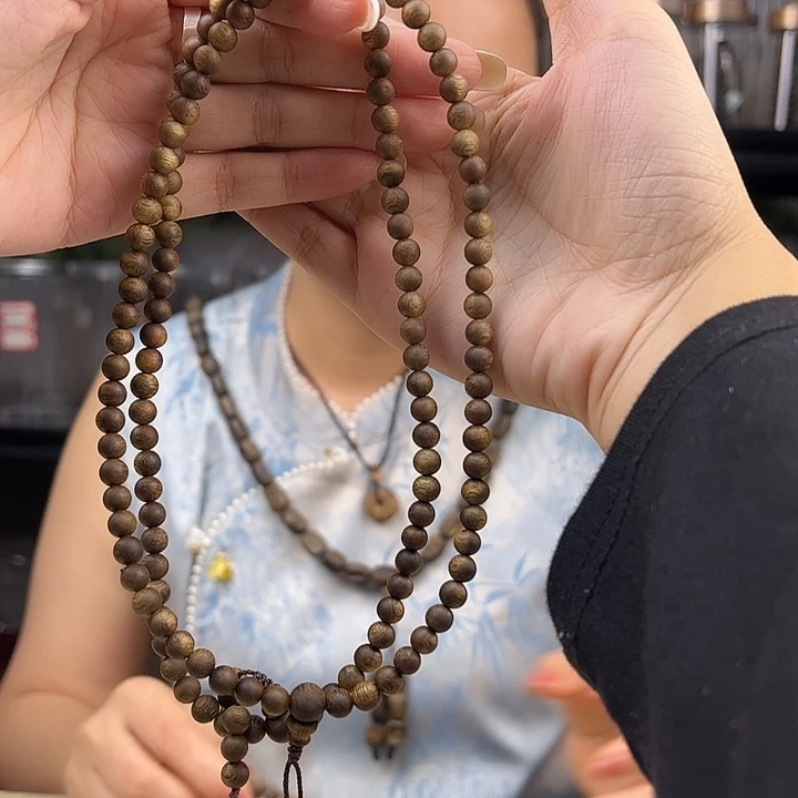 沉香手串6mm多样性发一a8-yh35