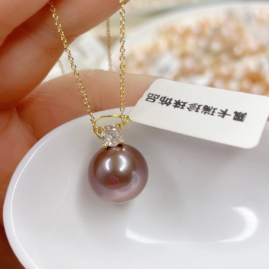 淡水珍珠未镶嵌吊坠(赠链)