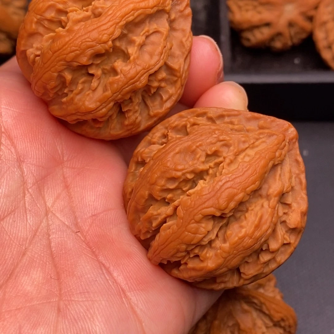 文玩核桃把件秦岭野生核桃