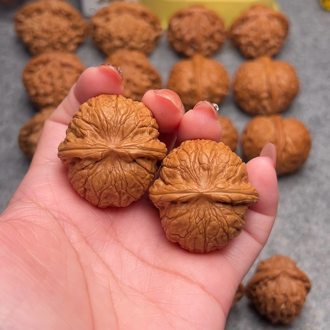 把件文玩核桃秋***叶精品乾隆磨37.5全品毕业款