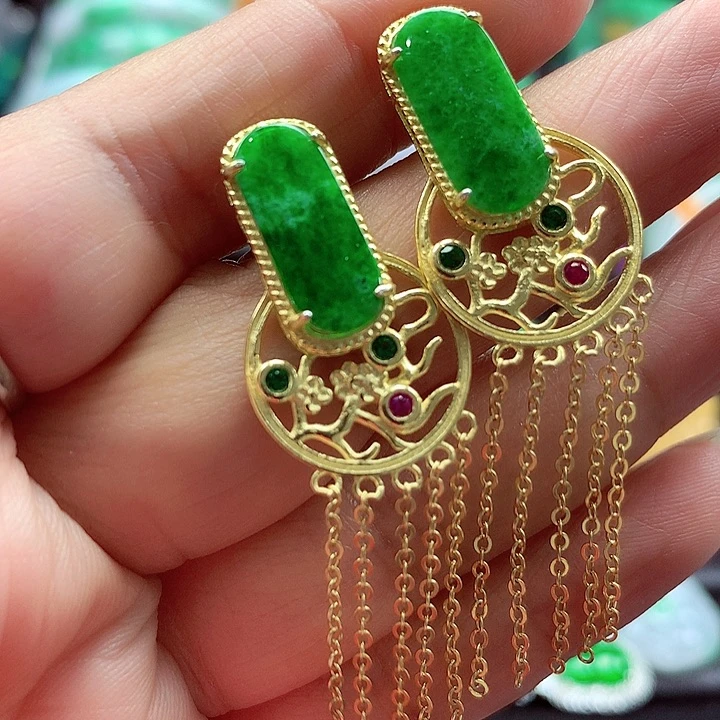 颈饰银S925镶嵌翡翠翡翠