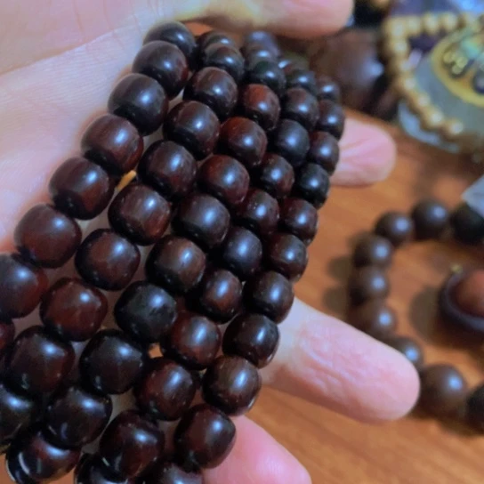 木保真正宗印度小叶紫檀9-10老型一串