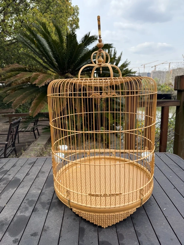 越南原装进口长尾四喜笼直径51公分高度55公分大满配带笼衣