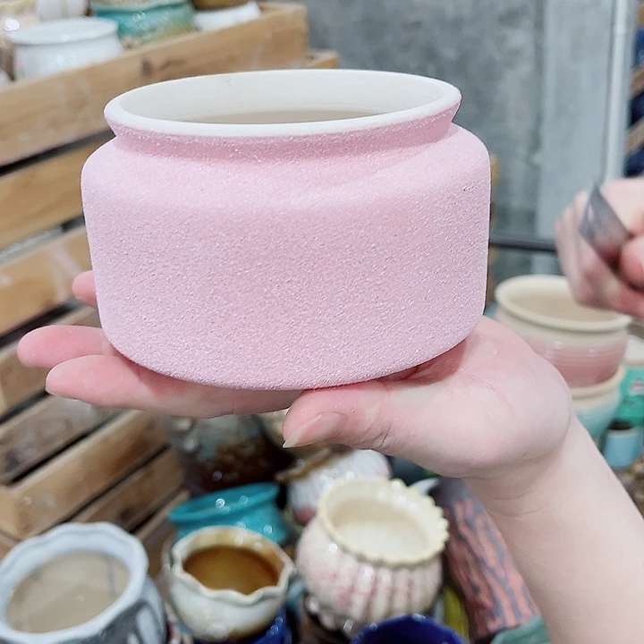 有孔，凑10元包邮陶瓷花盆发货！