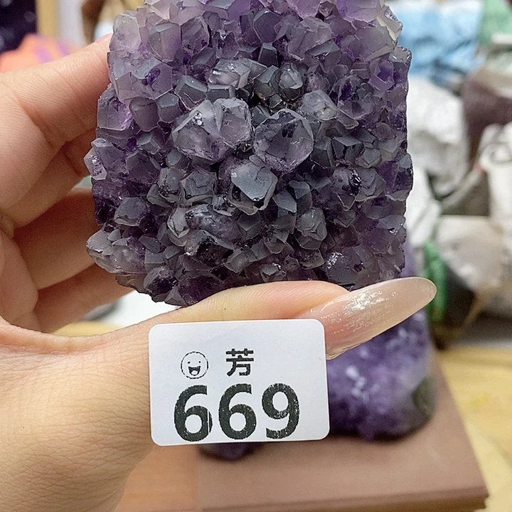 大型摆件（非配饰）紫晶未镶嵌