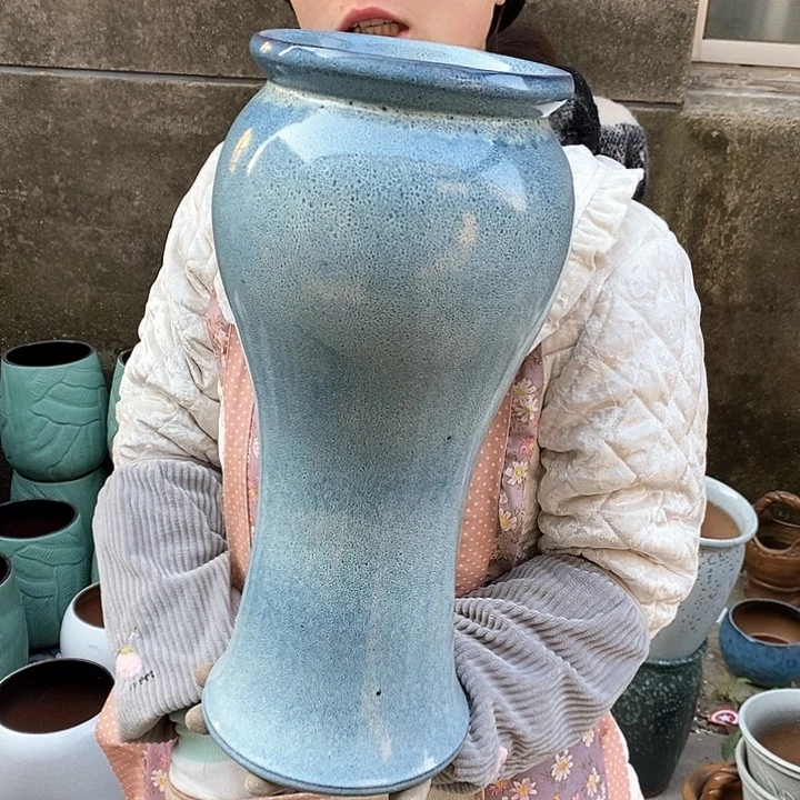 紫砂花盆正品口17高42