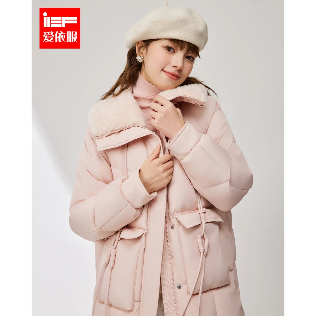 IEF/爱依服2025新款冬季气质时尚休闲保暖百搭羽绒中外套短款户外