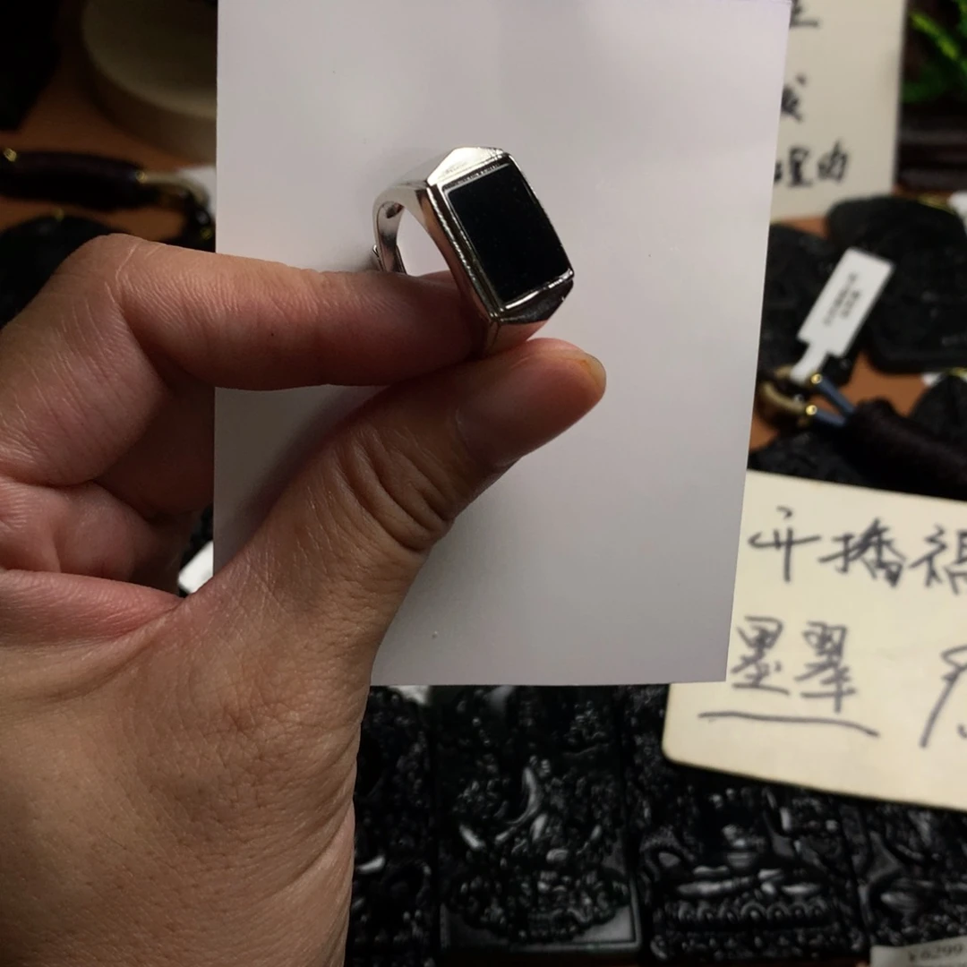 翡翠未镶嵌颈饰天然缅甸a货钢琴黑挂件