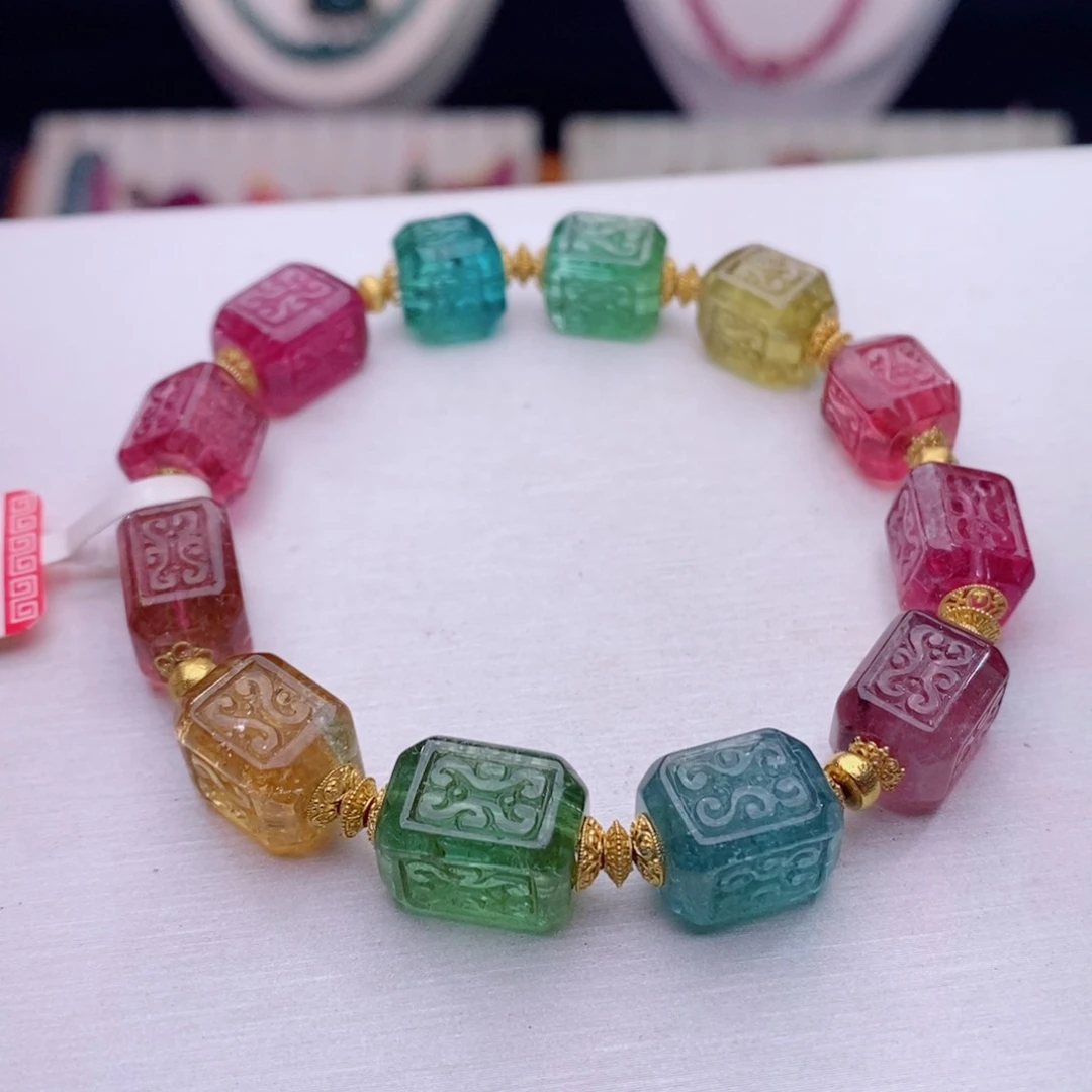 18K金镶嵌手链碧玺碧玺A手链