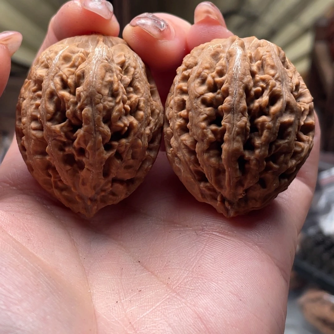 文玩核桃把件楸刀鱼27