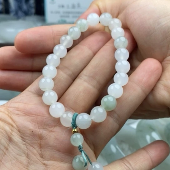 未镶嵌手镯石英质玉（金丝玉）