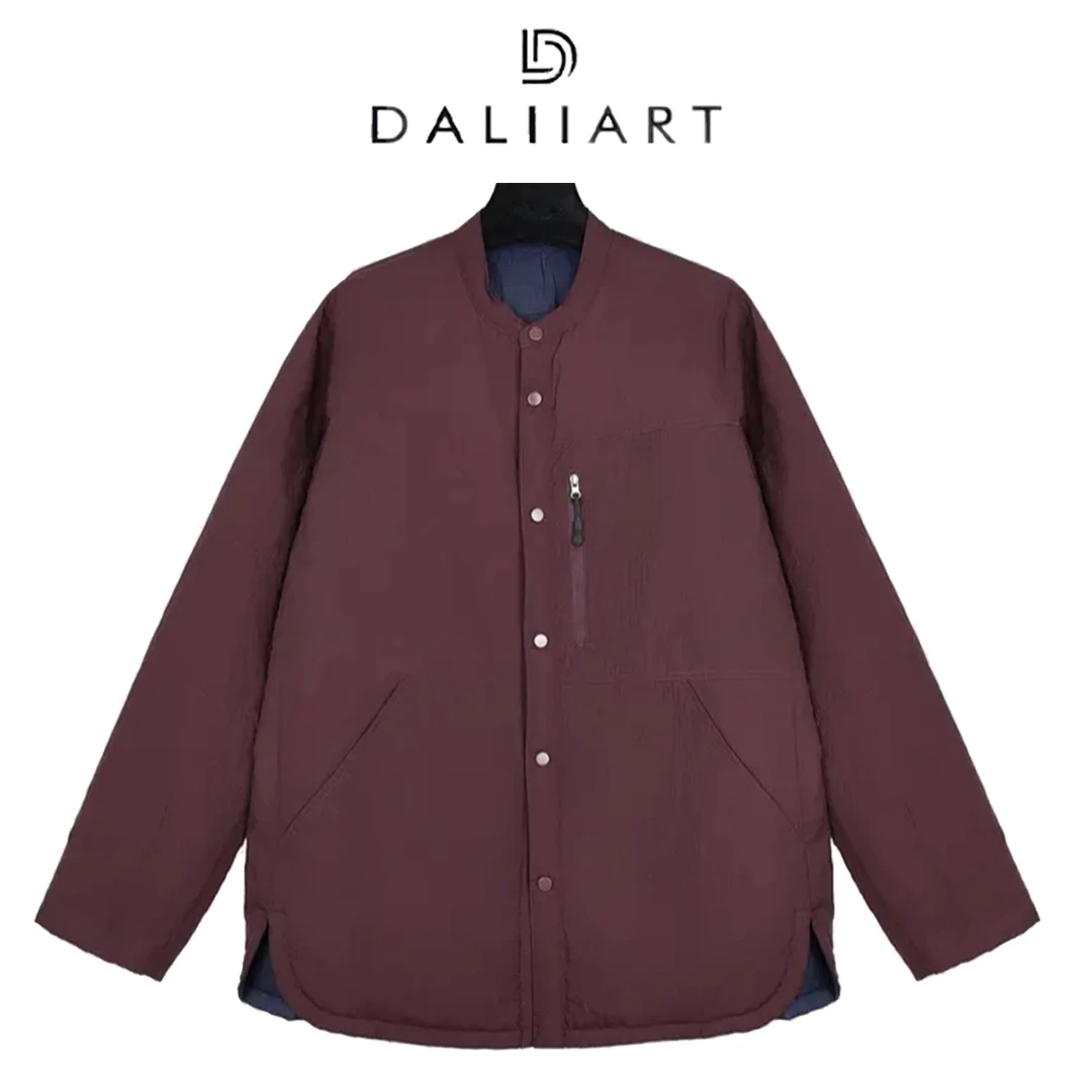 DALIART 日系双穿棉服 时尚百搭通勤四合扣口袋秋冬外套DLWT0258