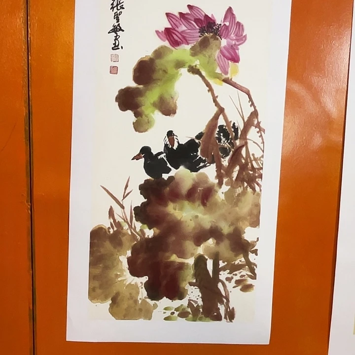 国画张圣敏先生纯手绘作品