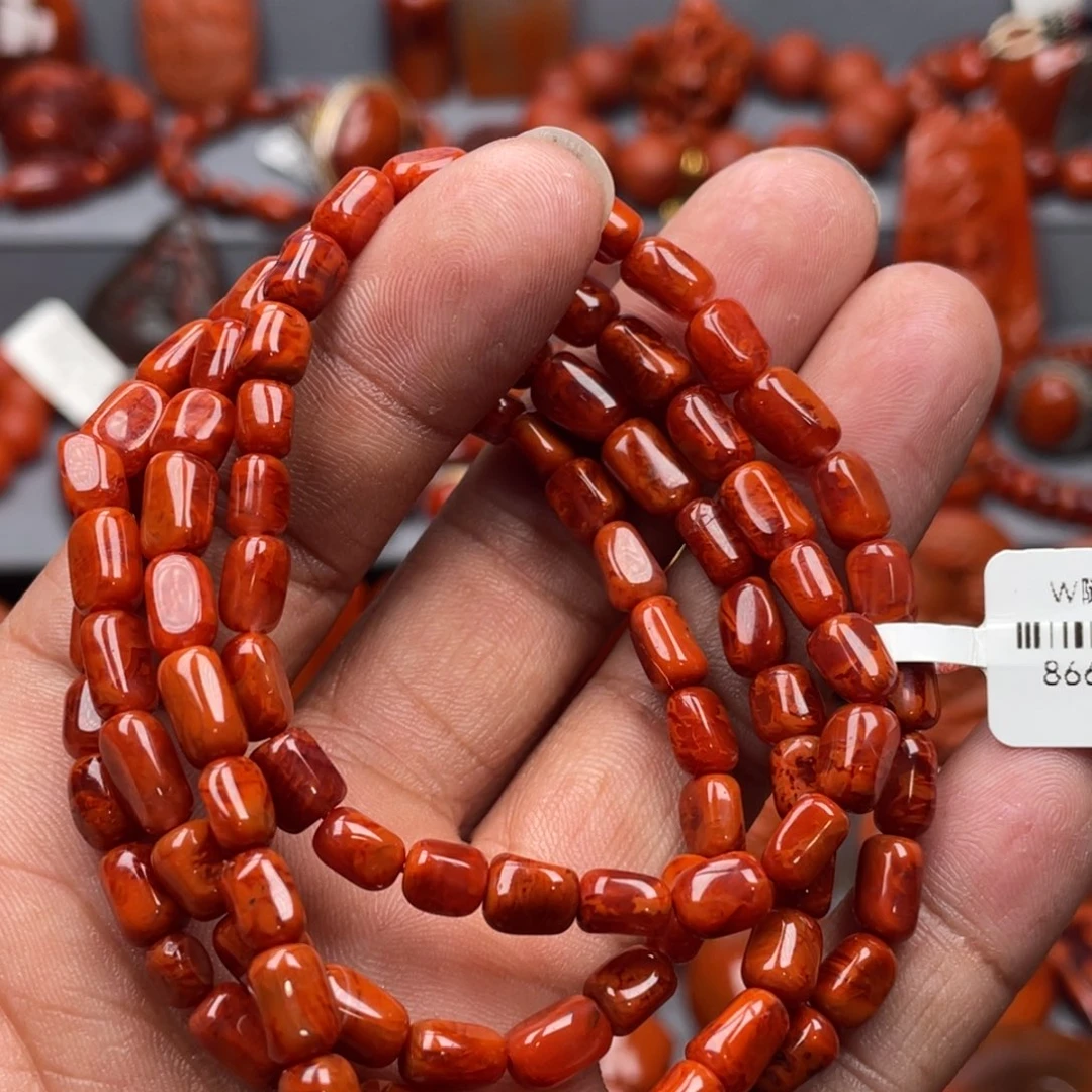 南红玛瑙未镶嵌珠宝奇石多圈