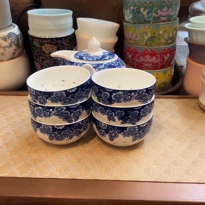 瓷片玲珑套装7件套装微瑕