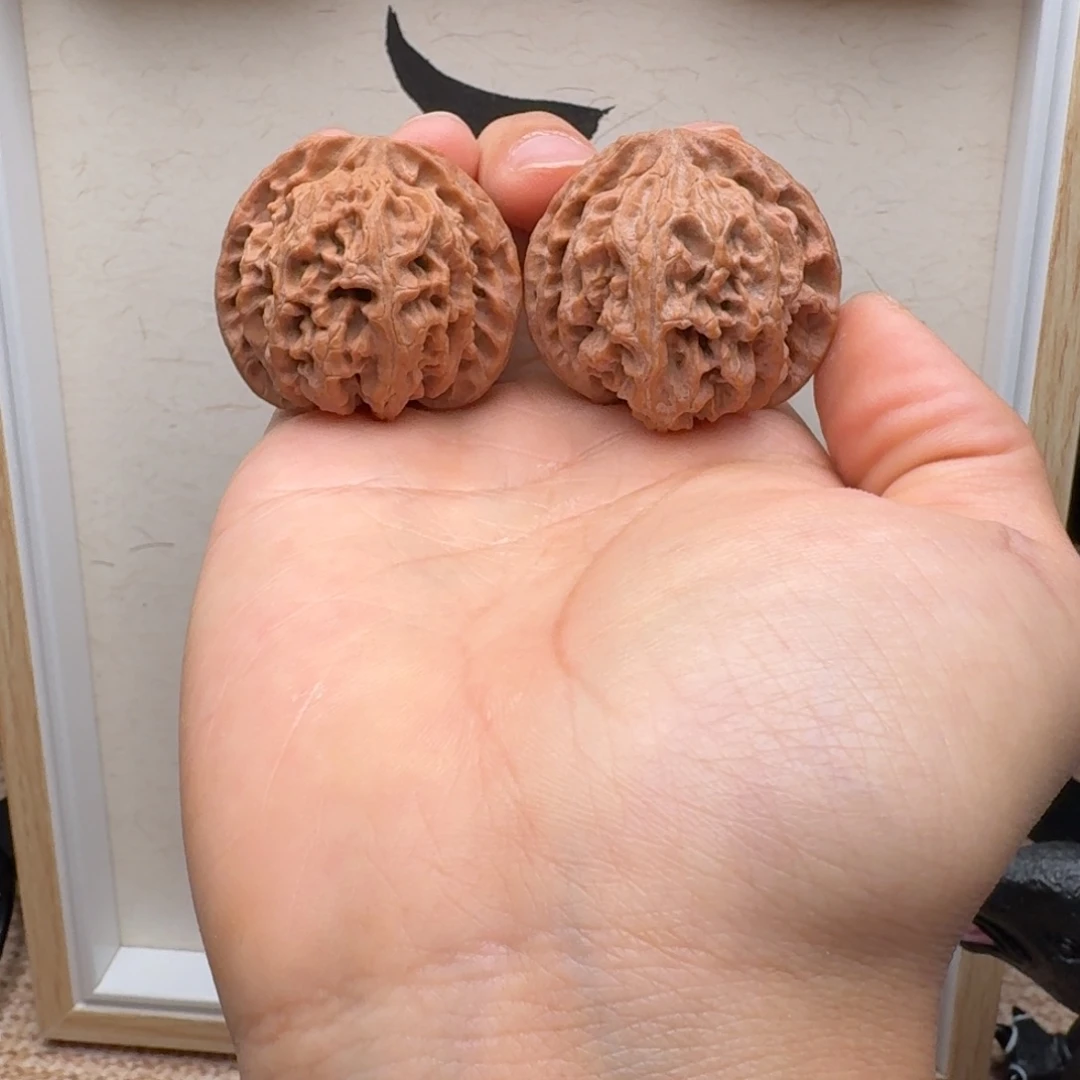 文玩核桃把件梁*4147苹果