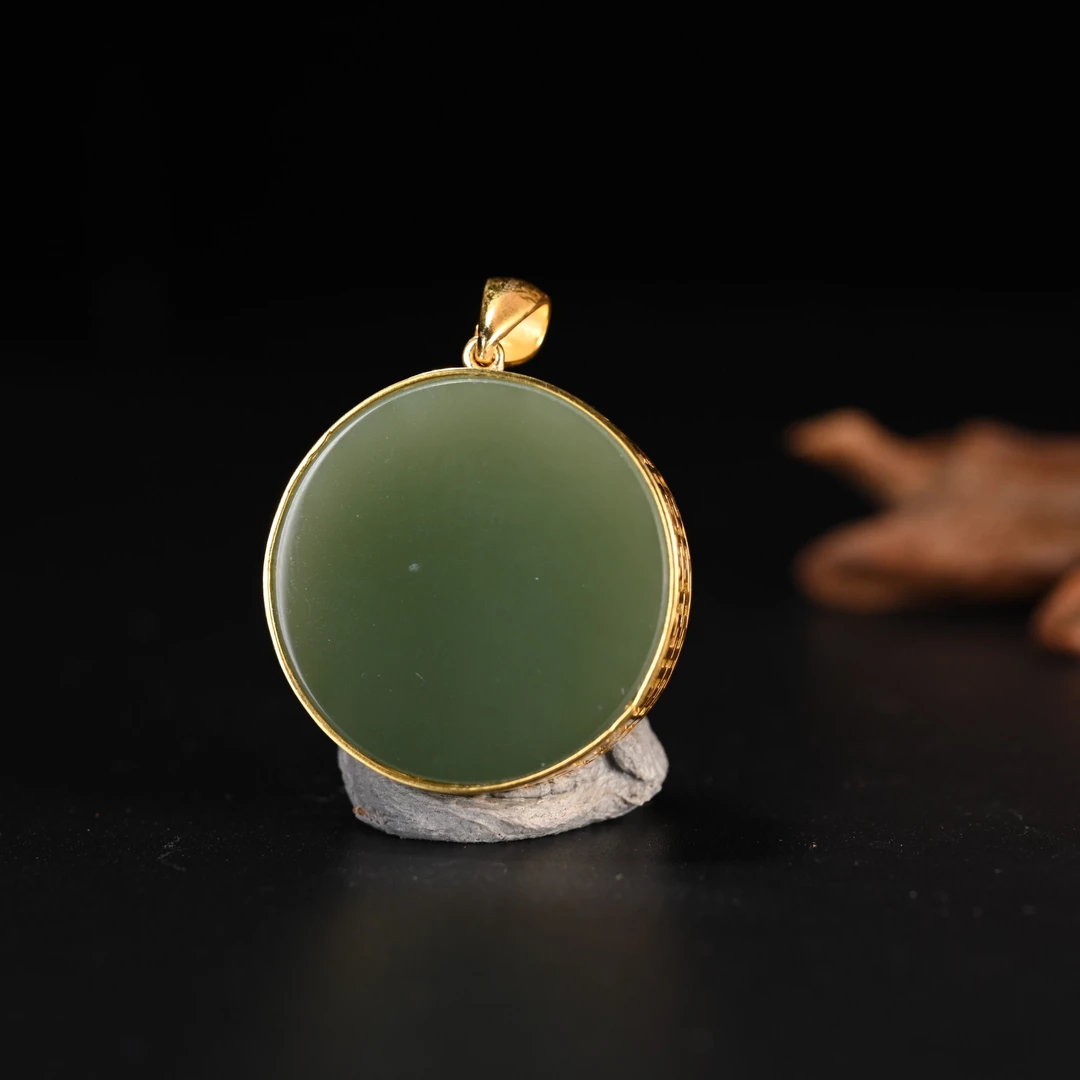 LOT8829和田玉碧玉挂件/杭拍