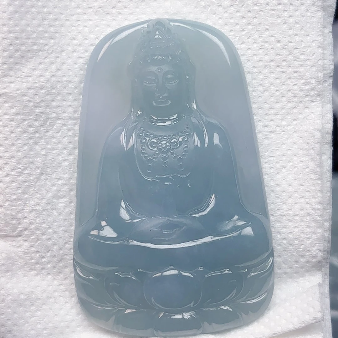 翡翠未镶嵌颈饰gyq