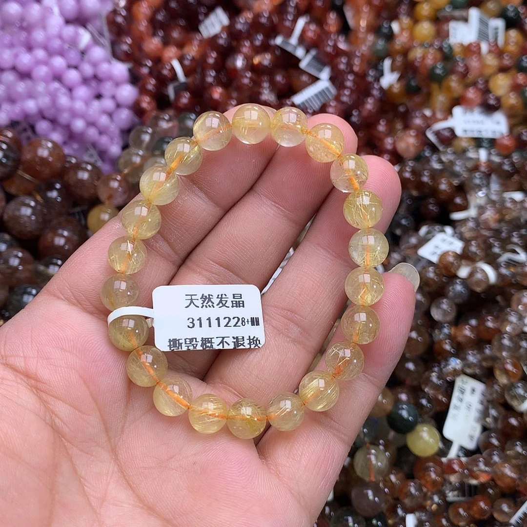 水晶手链未镶嵌，，