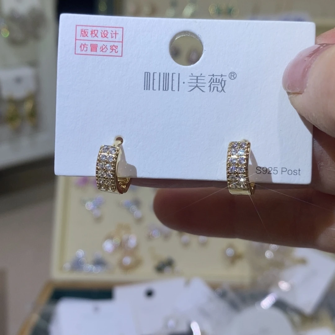 合成碳硅石纯铜925银