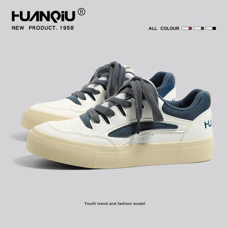 环球港风板鞋男2025年秋季爆款透气小众原创运动休闲面包鞋子男款