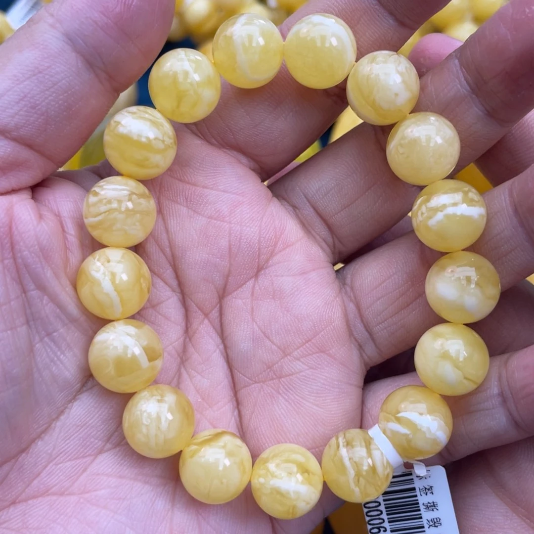 琥珀裸石未镶嵌琥珀蜜蜡11m m