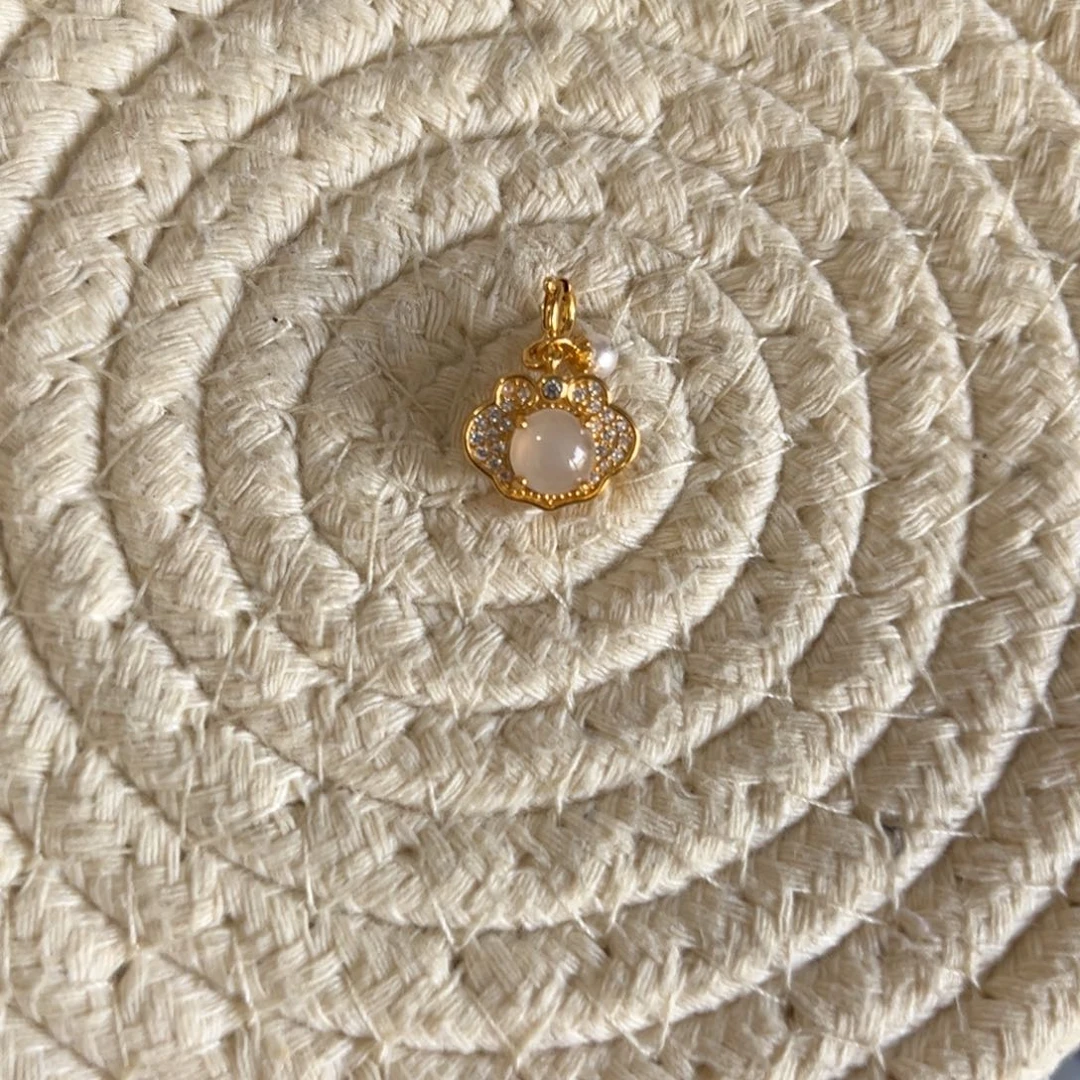 翡翠银S925镀金镶嵌手链翡翠