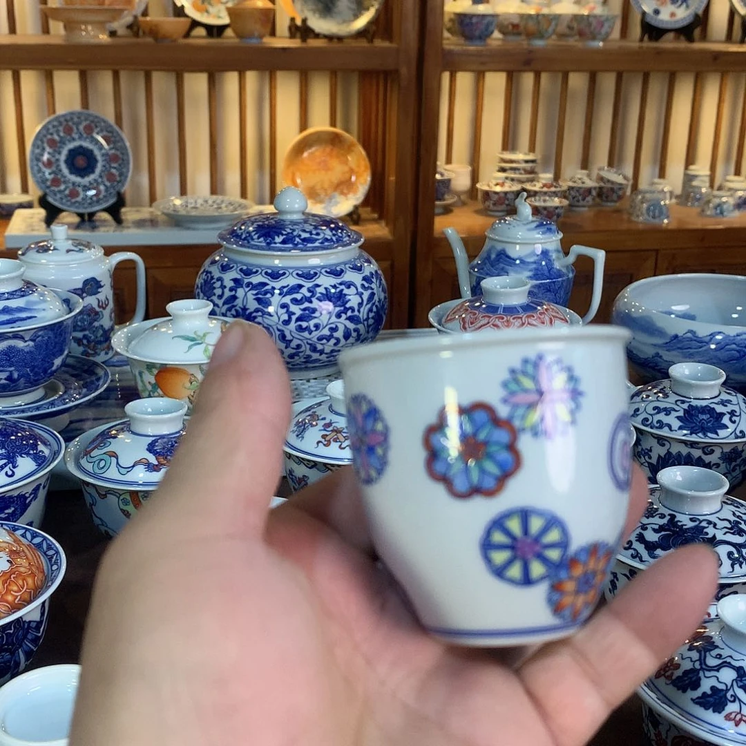錡镇堂手工手绘杯