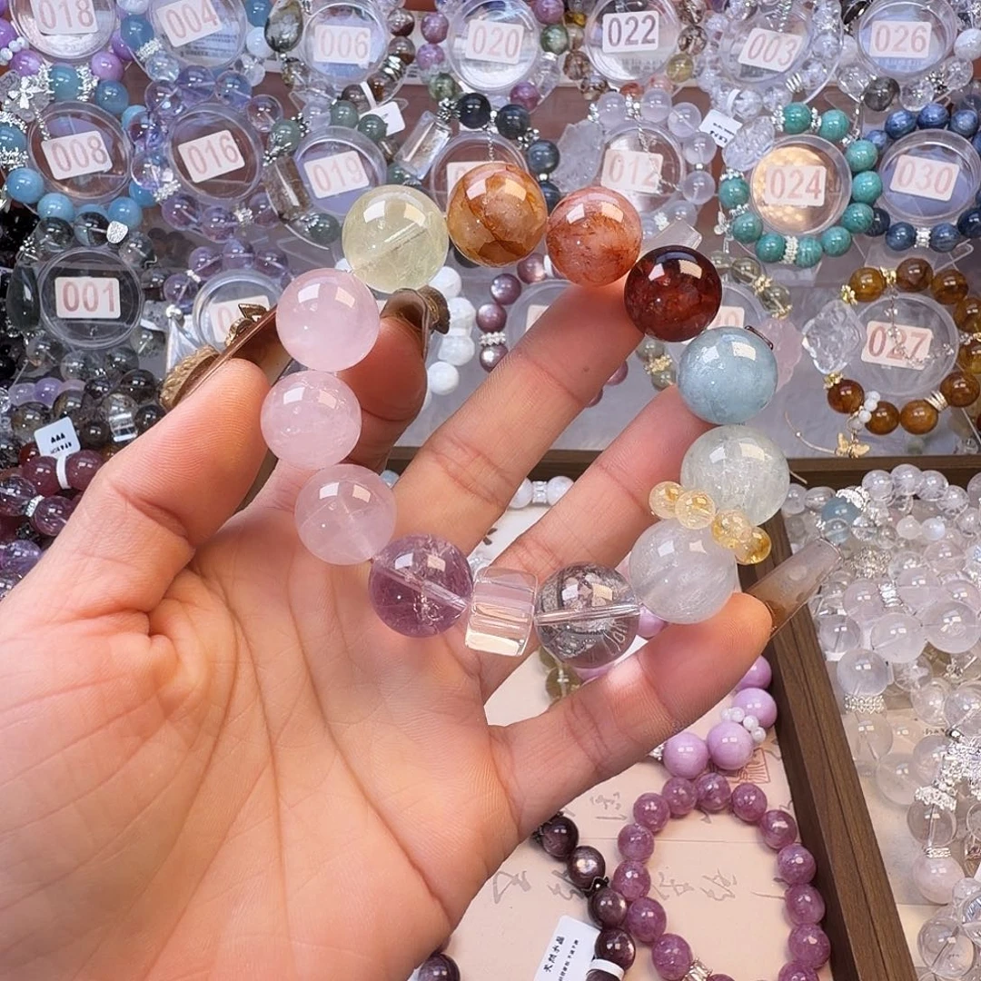 手链合金水晶多宝