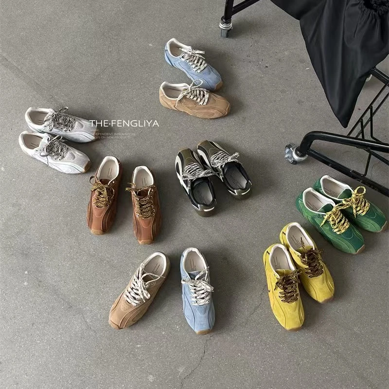 惠复古系带轻便平底鞋女2026年新款秋季爆款单鞋韩版休闲百搭运