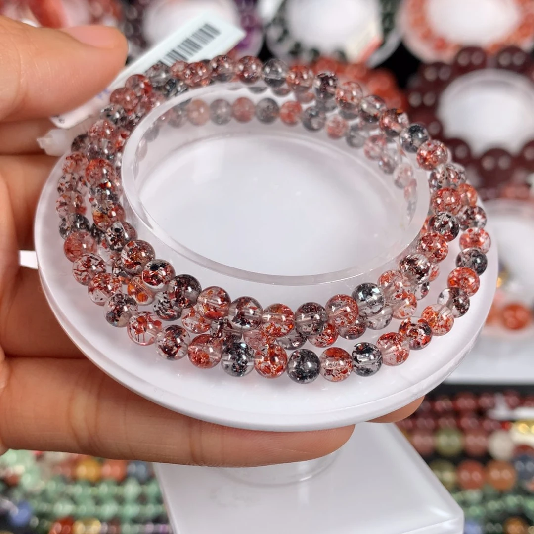 未镶嵌手链水晶多圈5